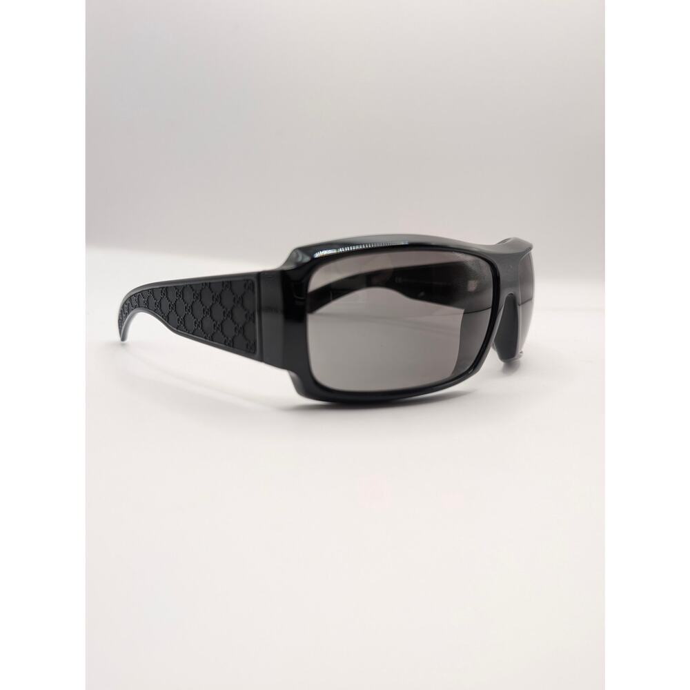 Auth Gucci Gg1559/S Black Y2k Shield Wraparound Sungl… - Gem